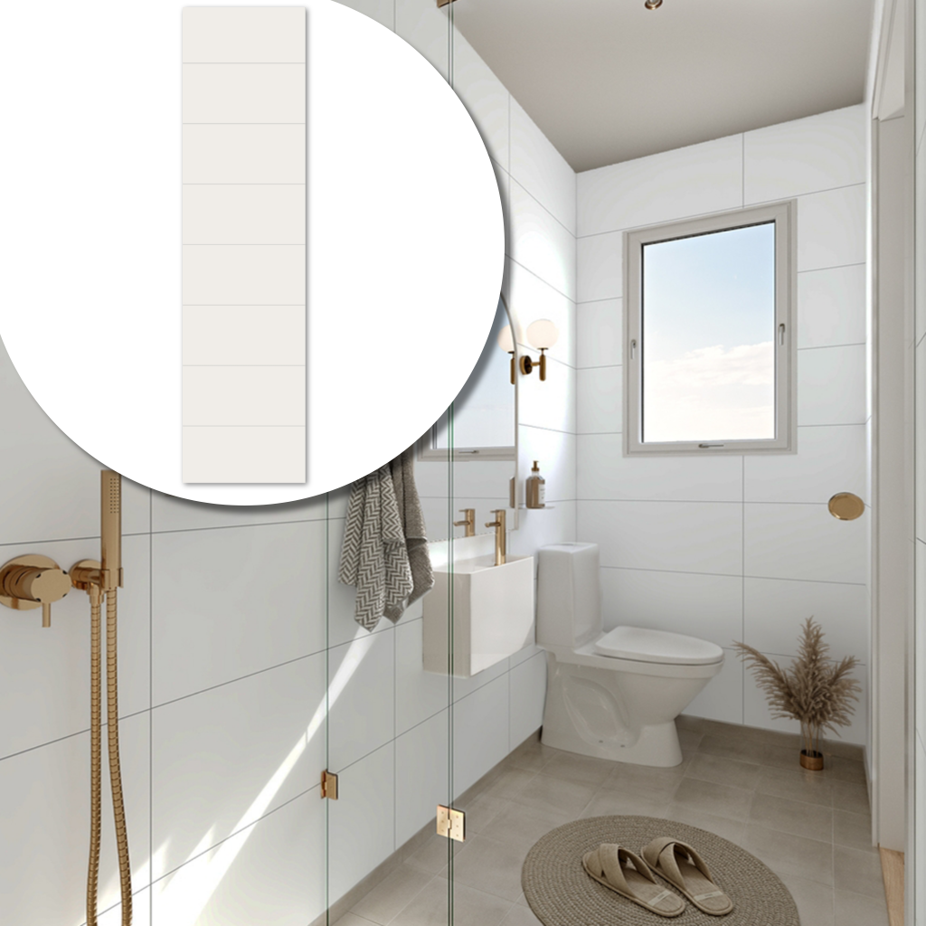 Fibo Trespo Mat Glad - 2094 M6030 White